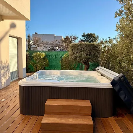 St Pierre Bord De Mer, 6 Velos, Climatisation, Jacuzzi 세테